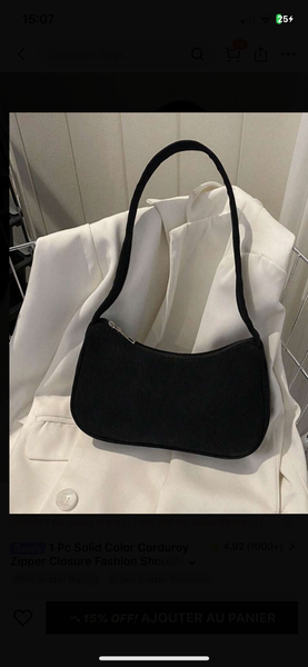 Sac à main noir shein