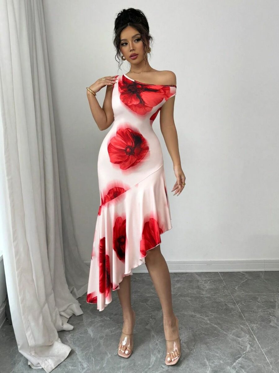Robe élégante à imprimé animal