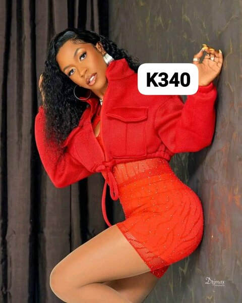 Women's red sweater