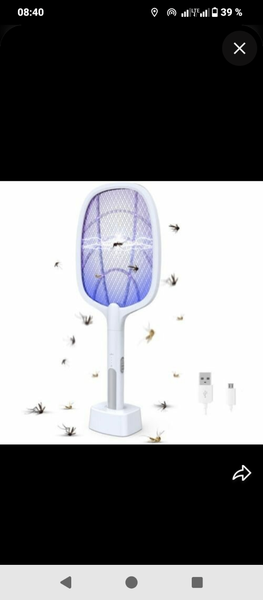 Raquette électrique anti-moustiques