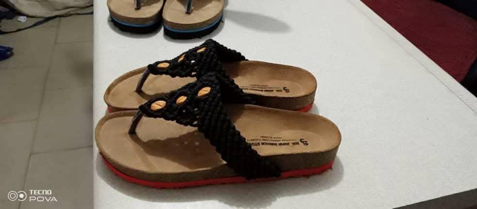 Macrame slippers