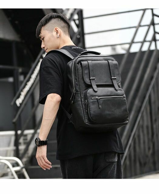 Sac à dos en cuir élégant