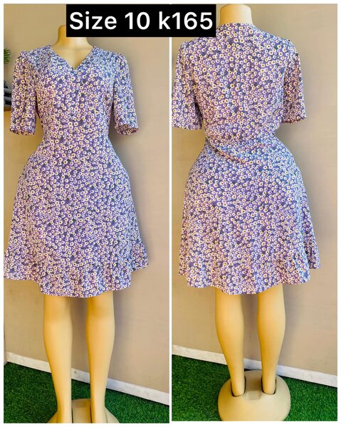 violet dress