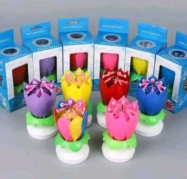 Bougie Fleur Musicale