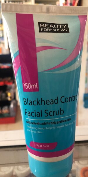 BEAUTY FORMULAS BLACKHEAD CONTROL FACIAL SRUB 150ML