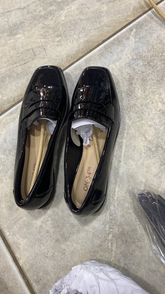 Mocassin vernir noir authentique  de pointure 38 à 43