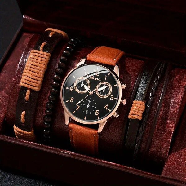 MONTRE POINT SIMILICUIR