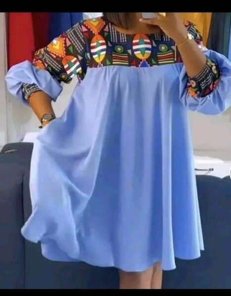 Robe courtes en pagne