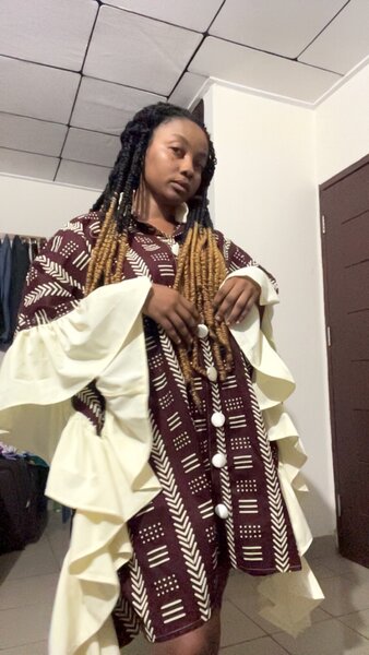 Robe en pagne
