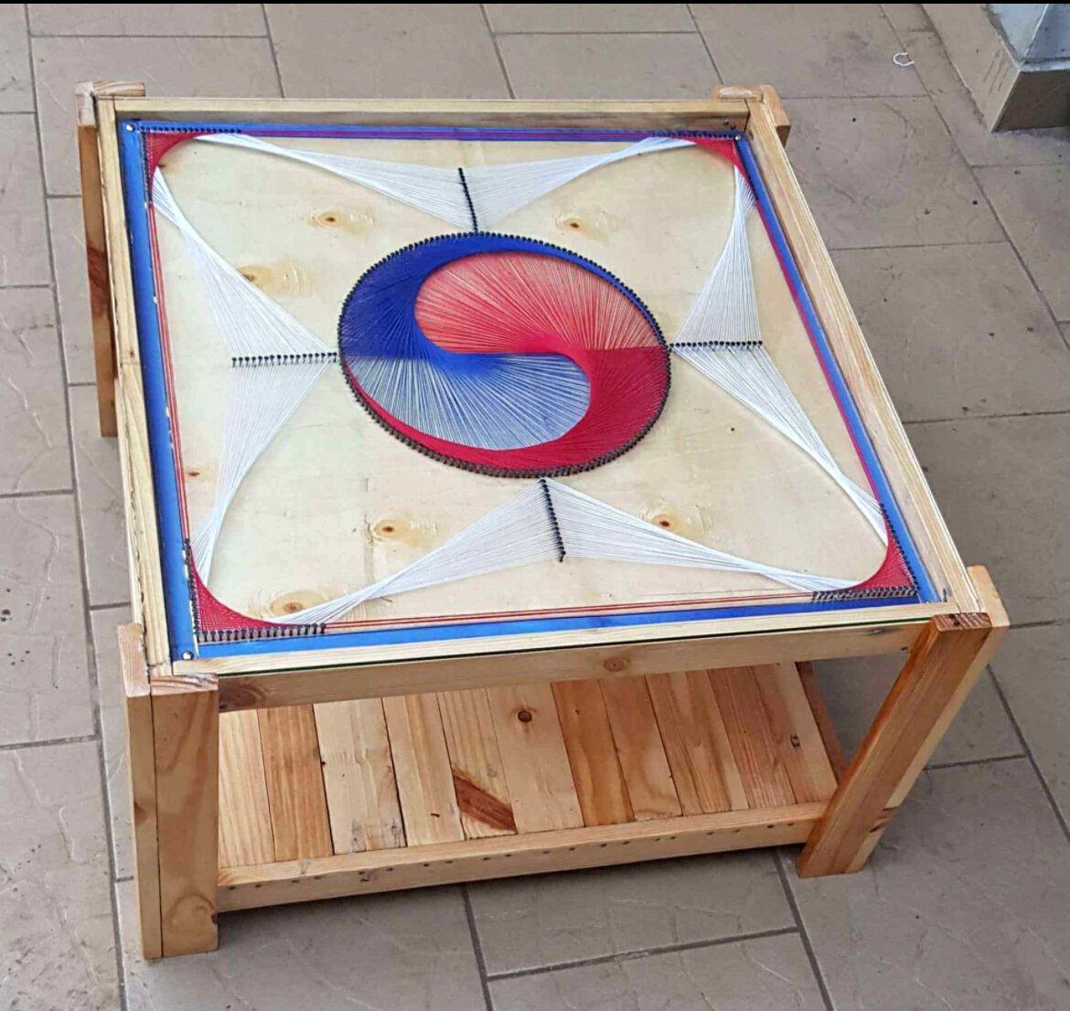 Table basse artisanale design