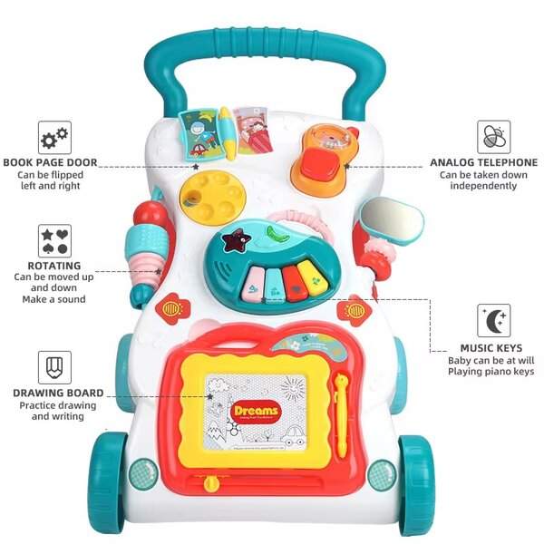 Trotteur d'éveil musical bébé