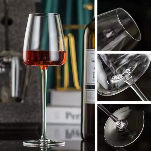 2 Verres à vin en cristal