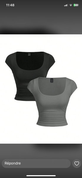 Tops Femme Manches Courtes