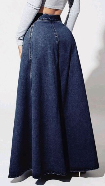 Jupe Longue en Denim Chic
