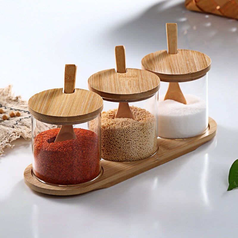 3 set jar with stand