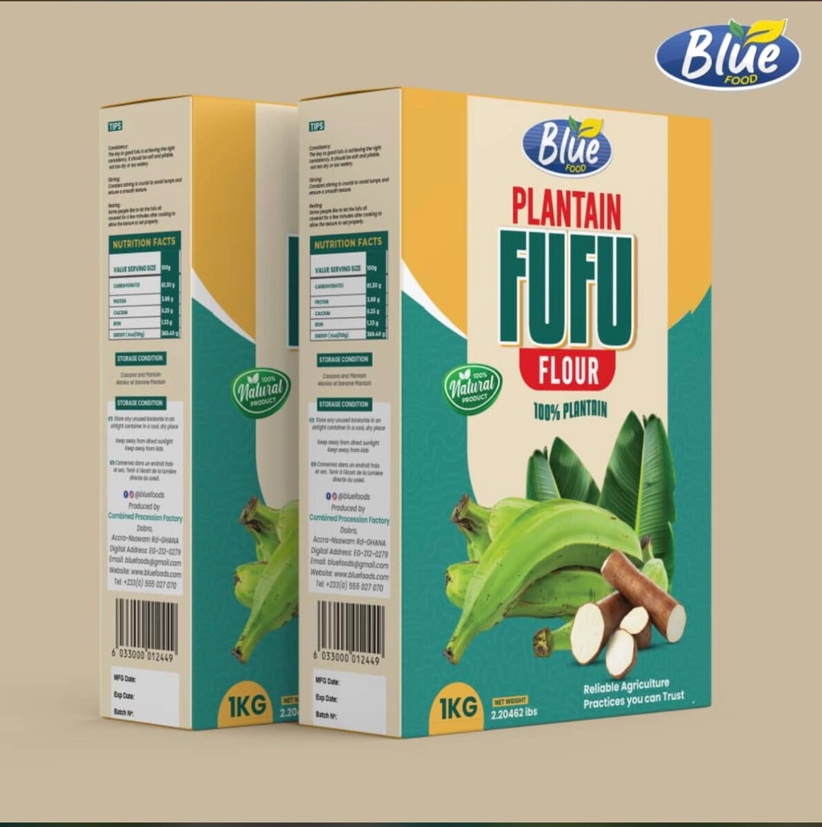 Cassava flour