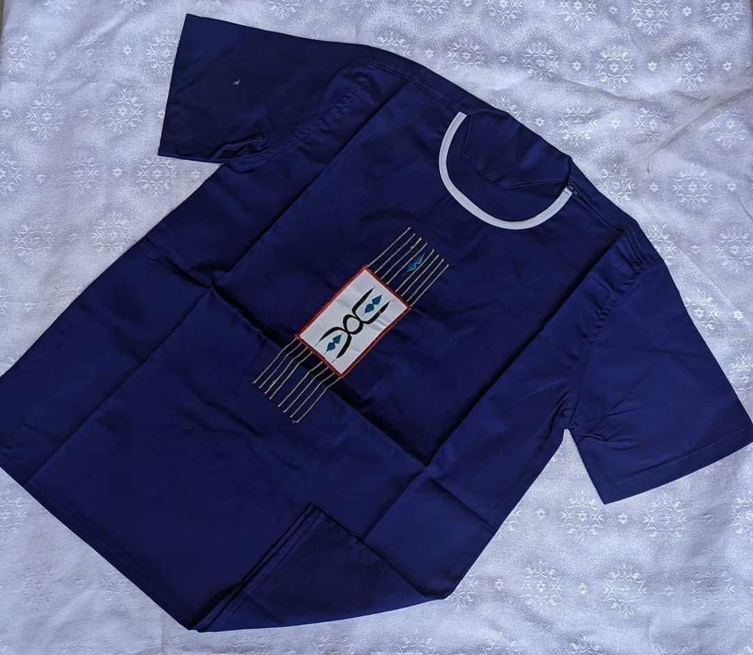Chemises noir-bleu