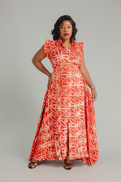 Robe adire