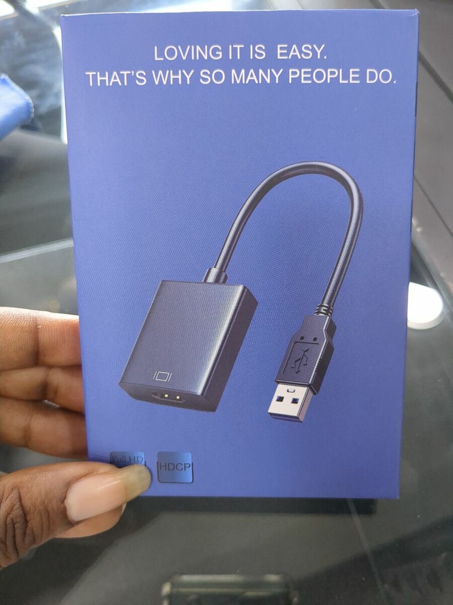 USB 2HDMI ADAPTER