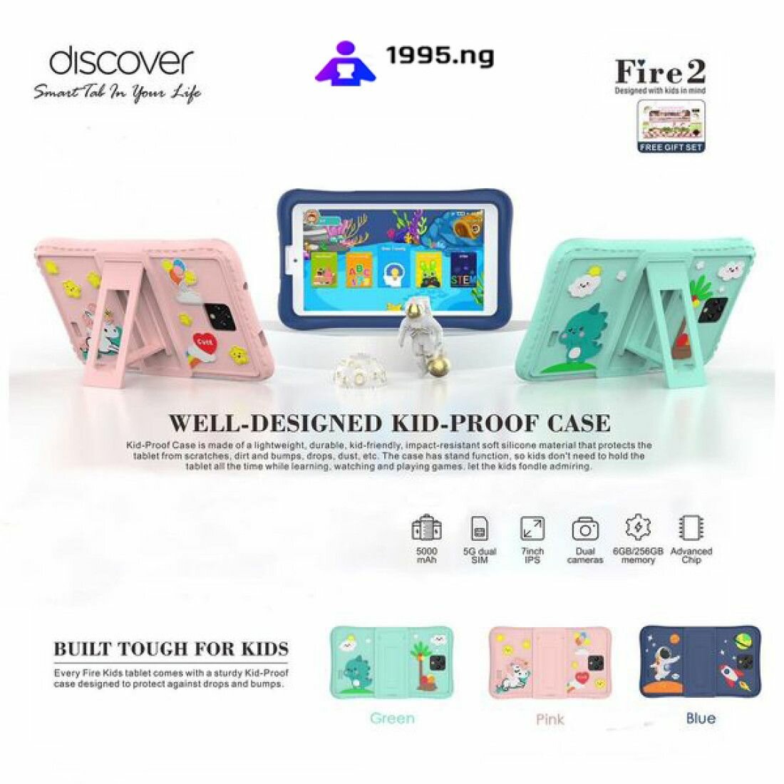 Tablette enfants Fire 2/ Sim