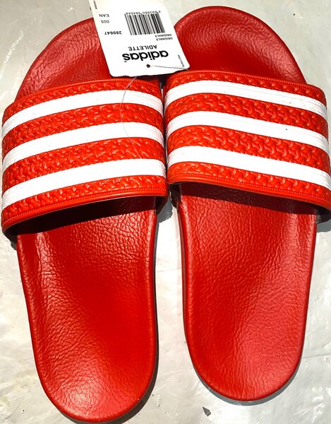 Adidas Adilette Sandales Rouges