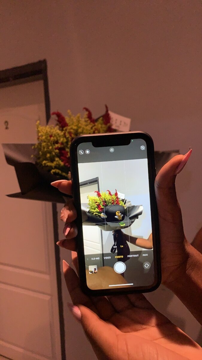 Fitted hat bouquets