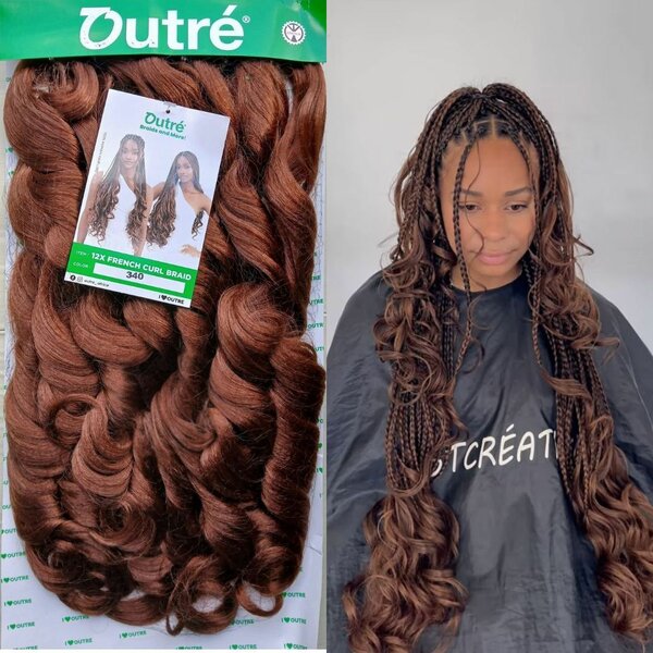 Mèche outré curly french 340