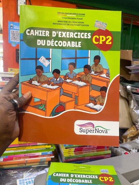Cahier d'exo decodable CP2