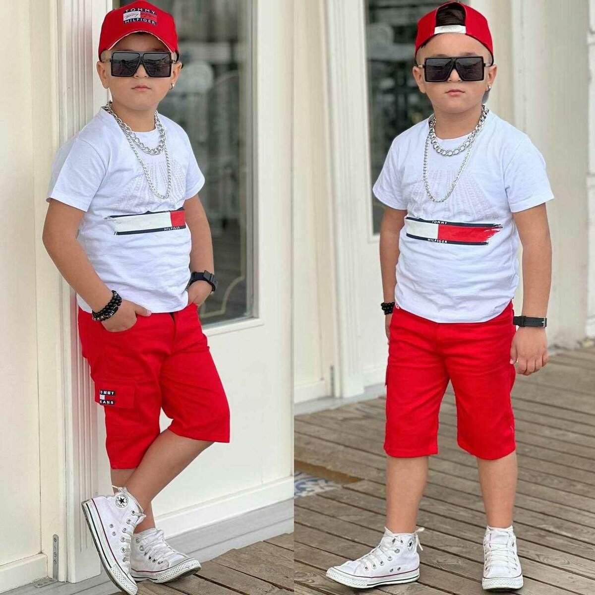 Ensemble culotte+ haut+ casquette