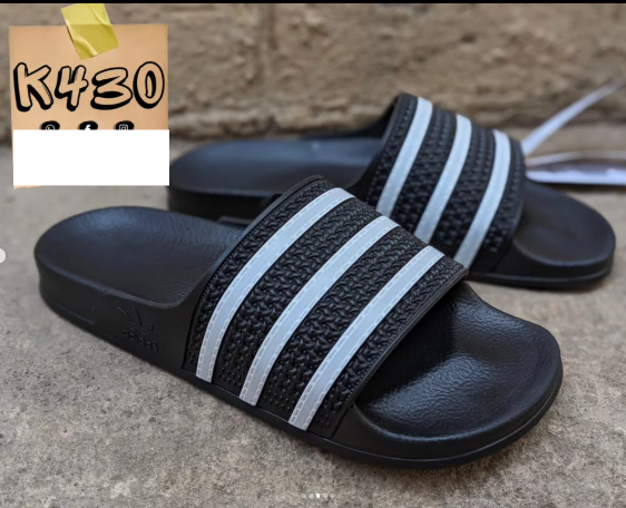 black flip flops