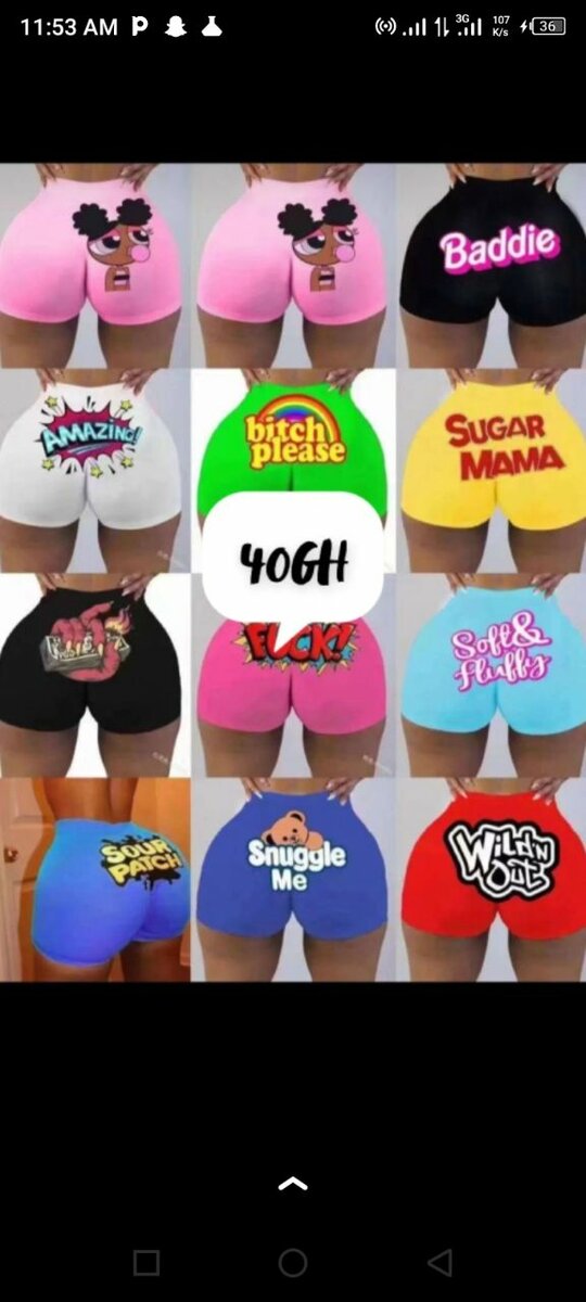 Booty shorts