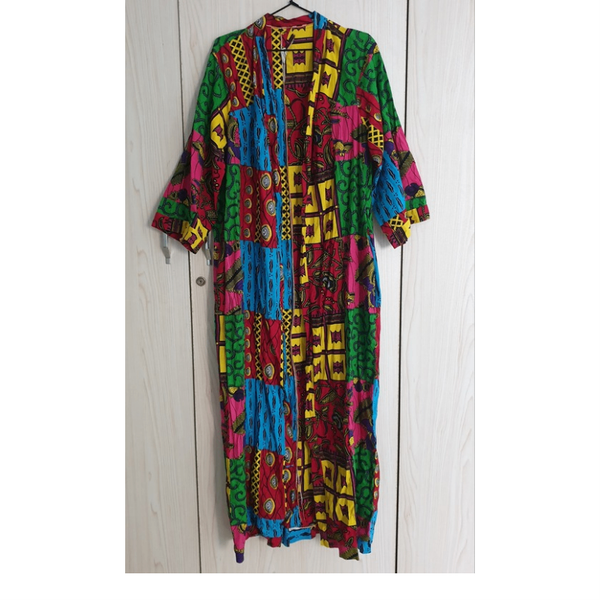 Longue tunique marque Chic en pagne 3XL