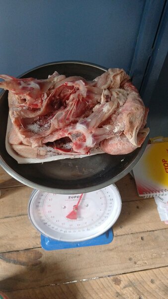 1kg de Carcasses de poulet