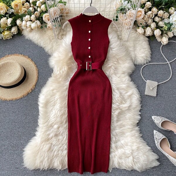 Knitted dress