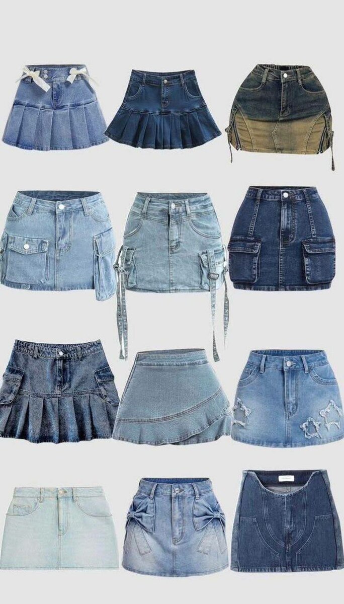 Jupes Courtes en Jean