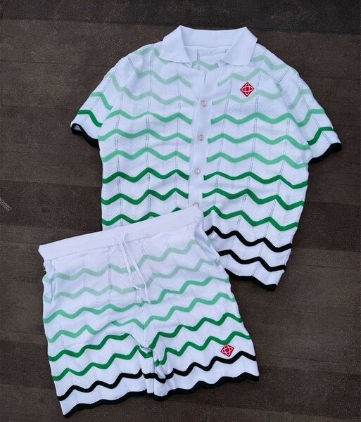 Ensemble Chemise et Short Zigzag