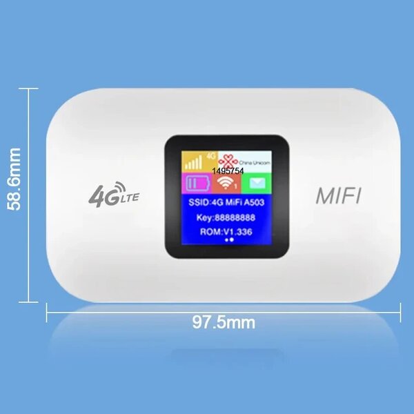 4G Lte Router Wireless Wifi Portable Modem With Sim Slot