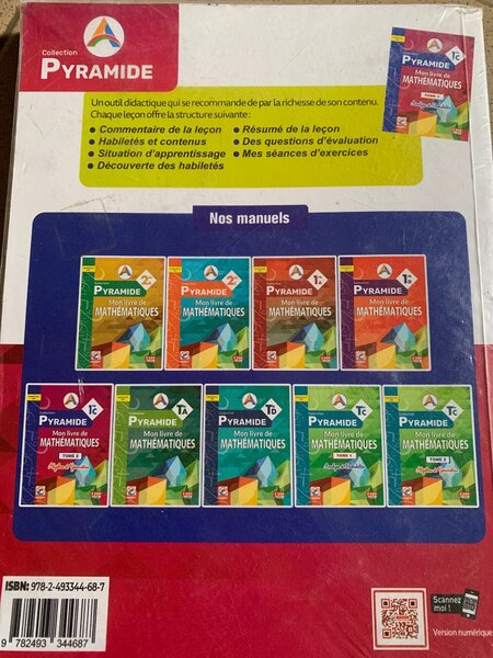 Livre de Mathématiques 1ère C