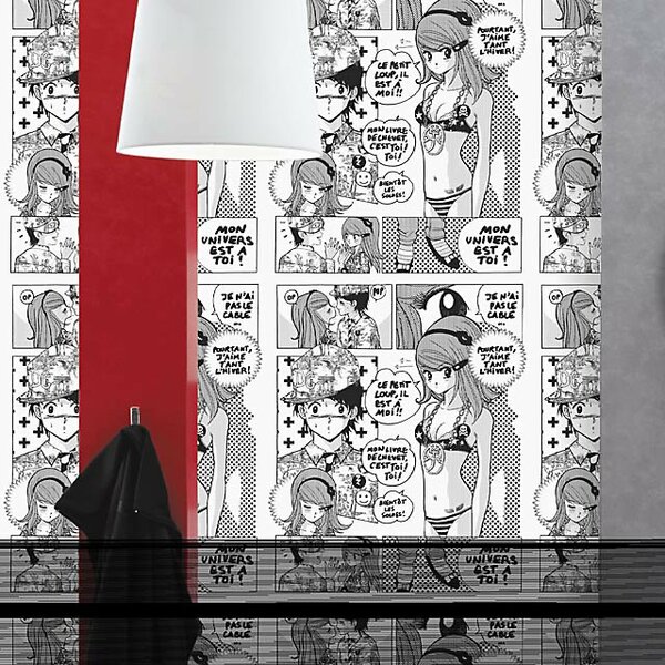 Papier peint manga artistique