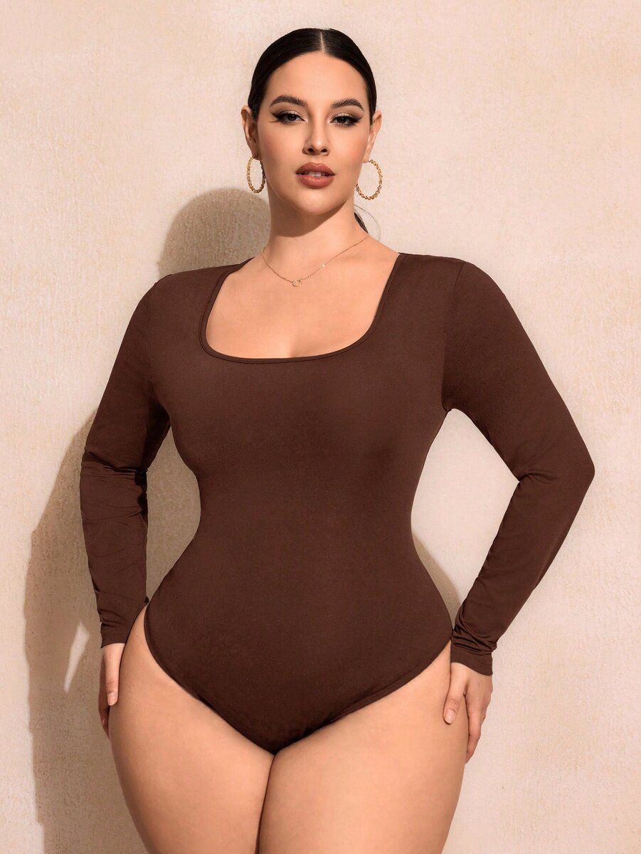 Body ajusté manches longues