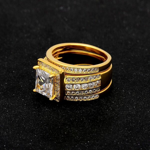 Wedding and engagement ring