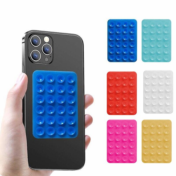 Silicone suction phone grip