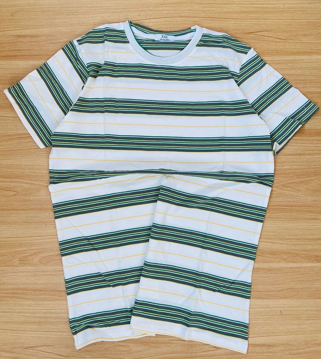 Unisex logo-embroidered striped cotton T-shirt