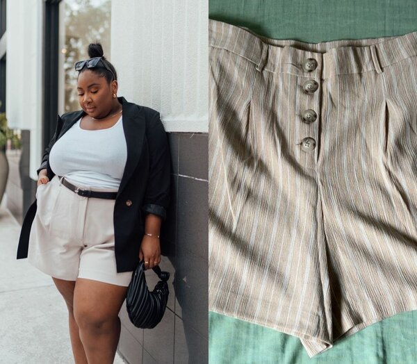 Shorts taille haute élégants