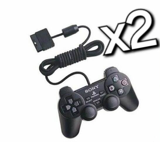 2  Manettes PS2