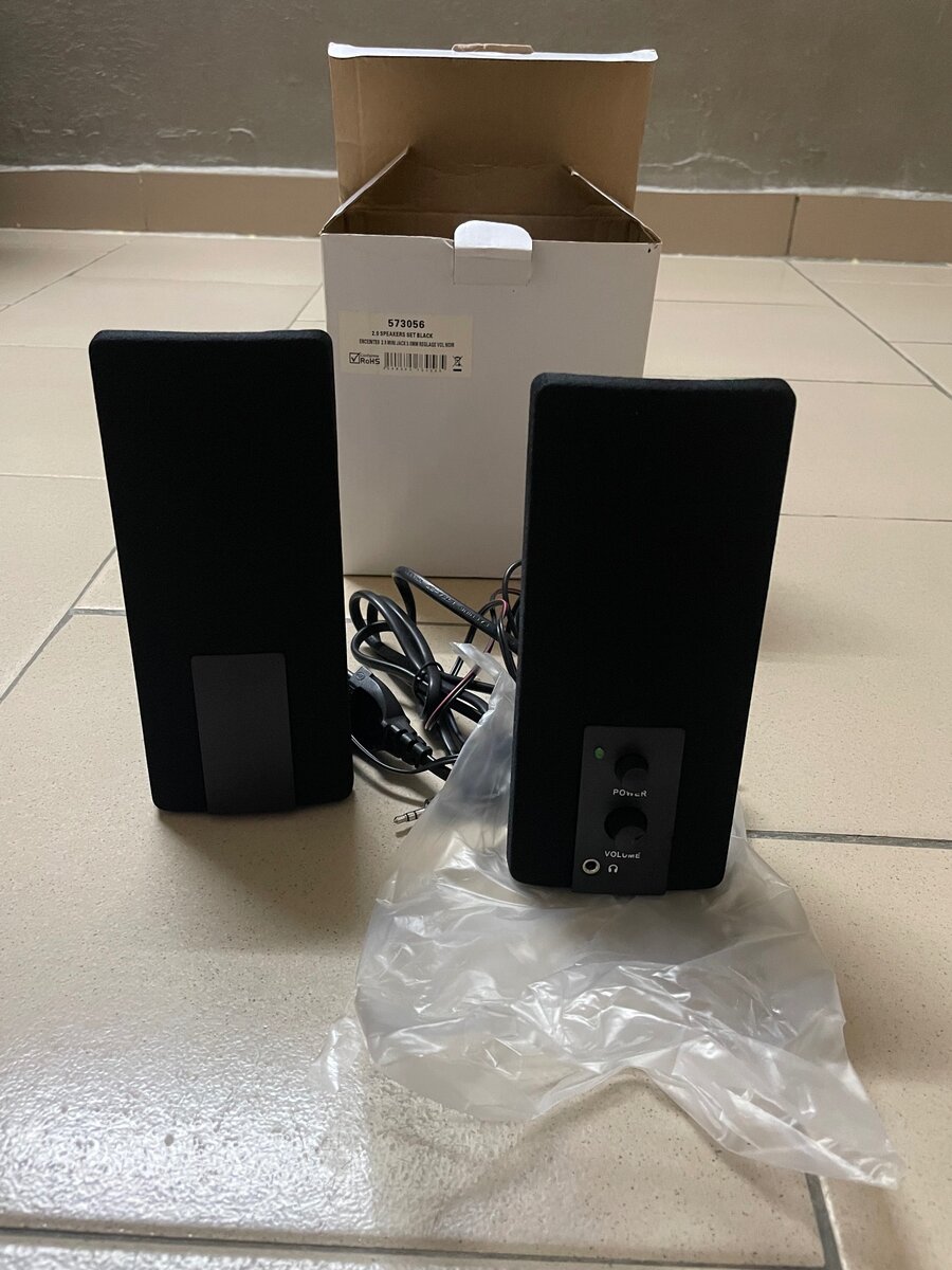 Enceintes 2.0 Mini Jack 3.5mm