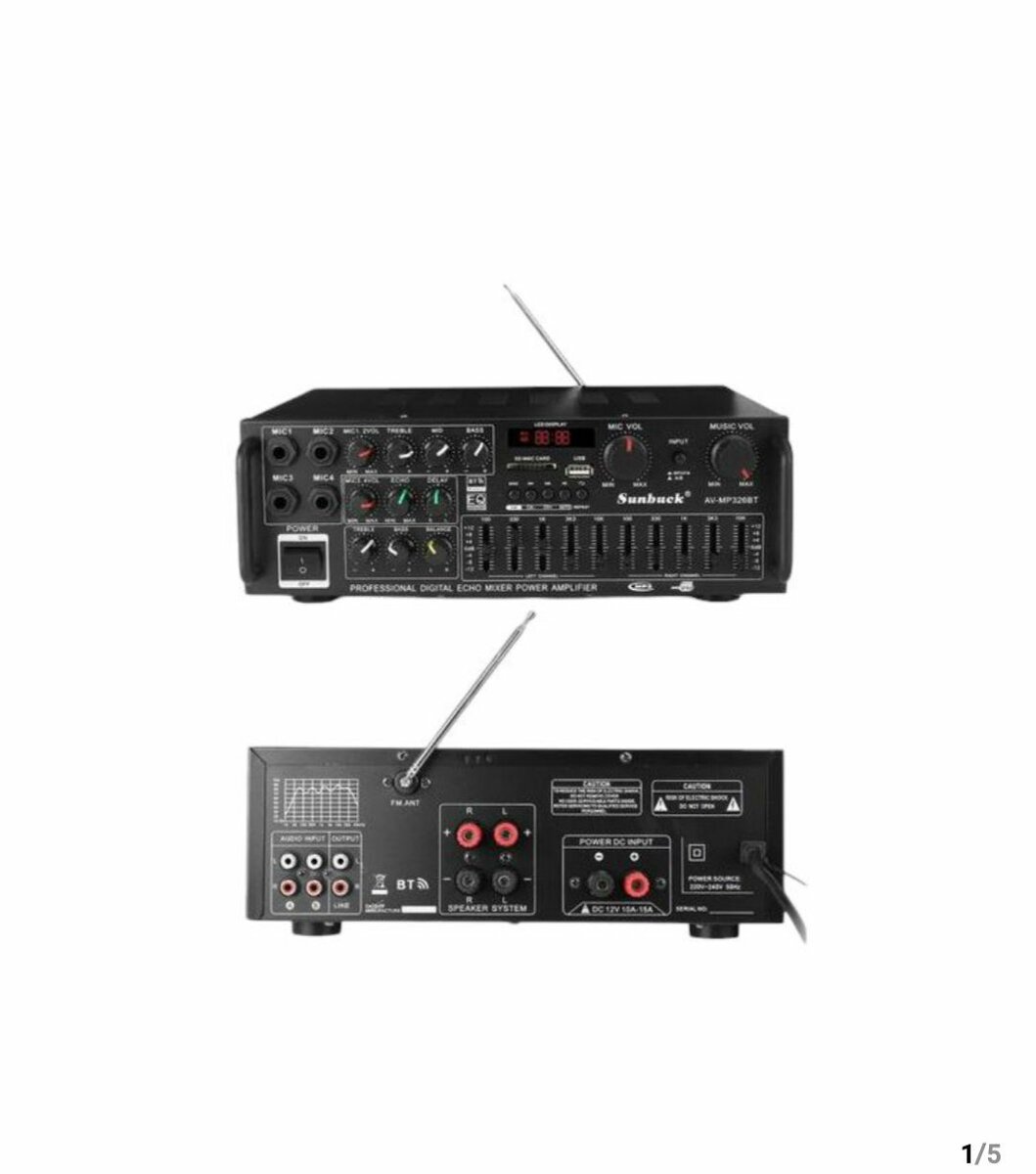 Amplificateur Karaoké Professionnel AV-MP326BT