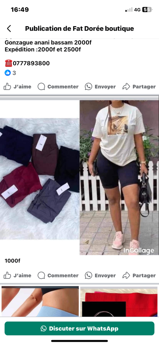 Shorts confortables pour femmes