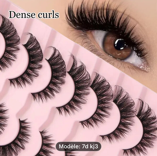 Faux cils volumineux 7D