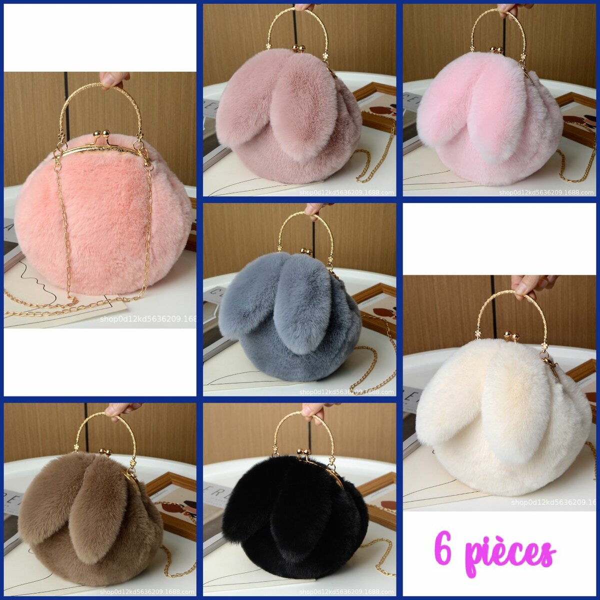 Sac à Main Peluche Douce